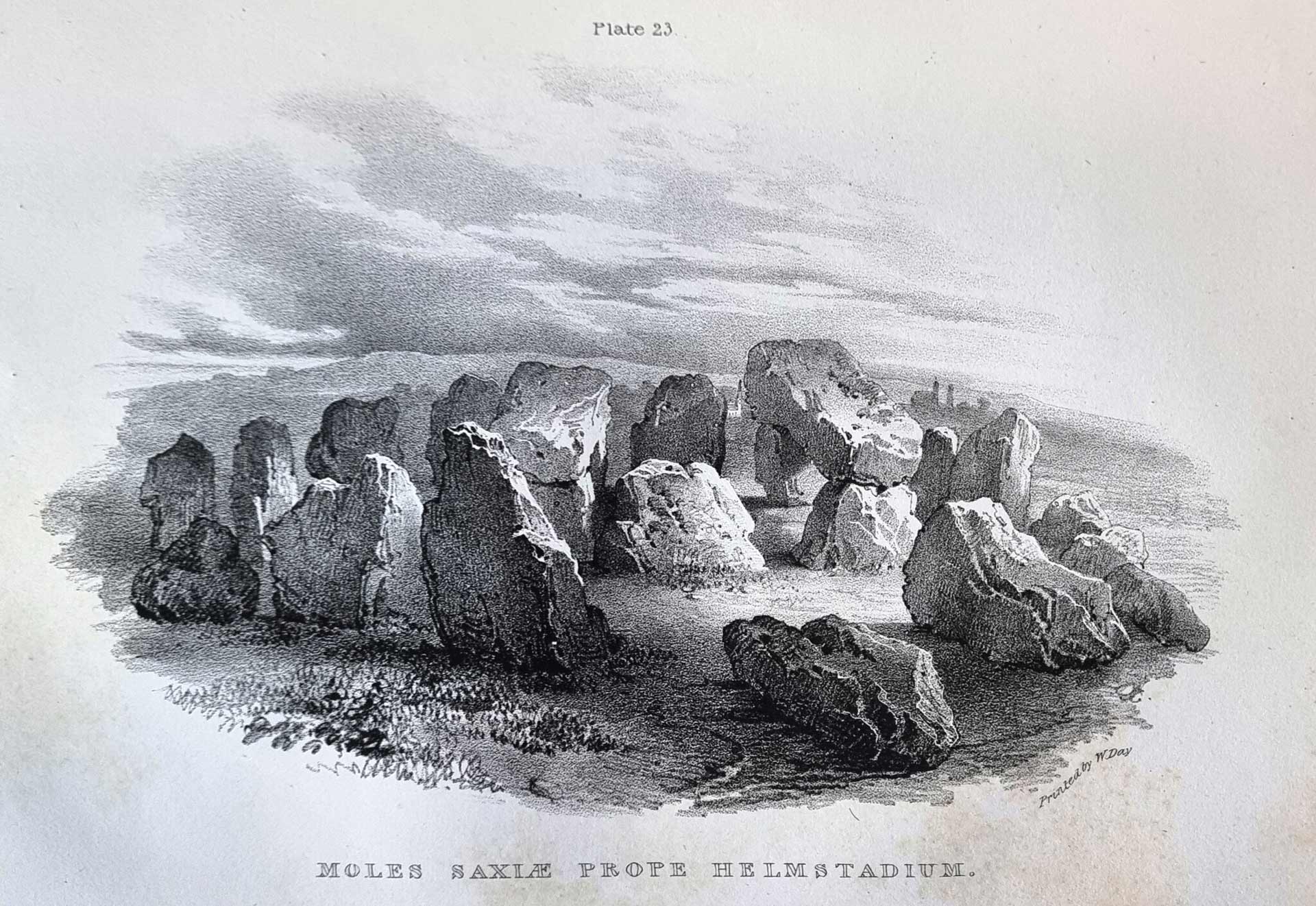 Grange stone circle Limerick. Cromlech in Limerick, Ireland